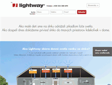 Tablet Screenshot of lightway.sk
