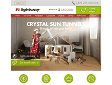 Tablet Screenshot of lightway.cz